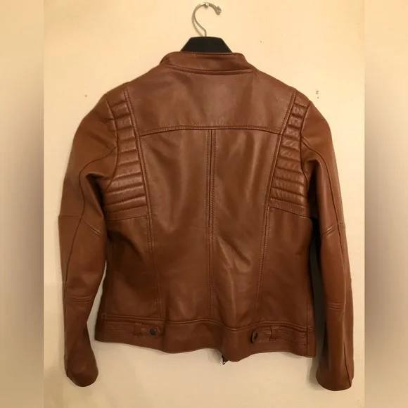Original Leather jacket. NEVER worn! - Picture 3 of 8